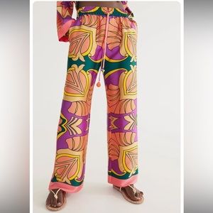 Zara Multicolor Wide Leg Pants